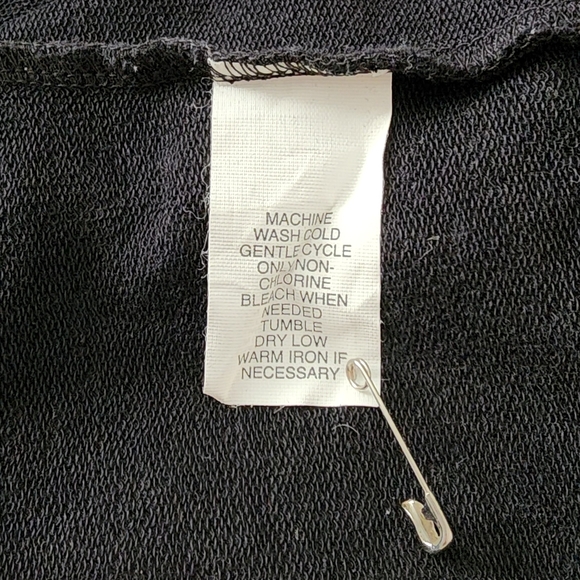 JACKET Sweat DKNY JEANS NWT Full Zip Front Side Pockets Black Pink Trim Sz Lrg - Picture 9 of 12